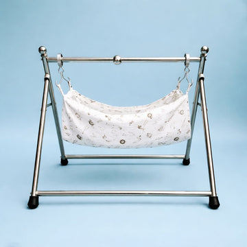 BABY CRADLE BY JHULANGI | STAINLESS STEEL