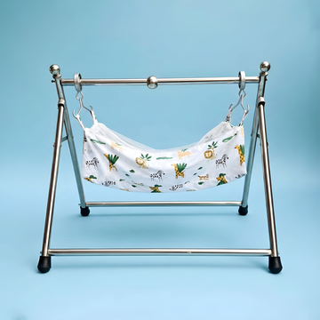 BABY CRADLE BY JHULANGI | STAINLESS STEEL